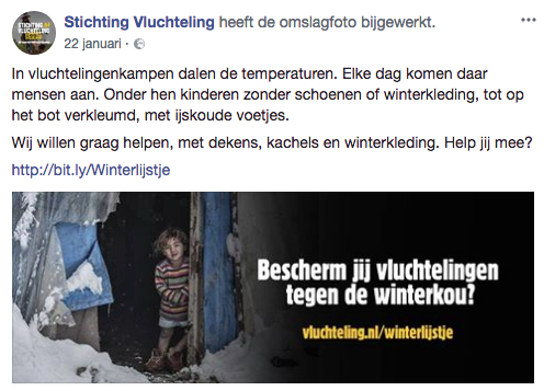 Voorbeeld Stichting Vluchteling