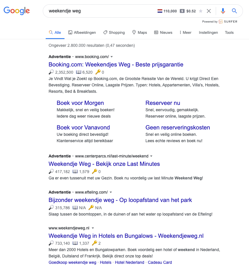 SEO versus SEA