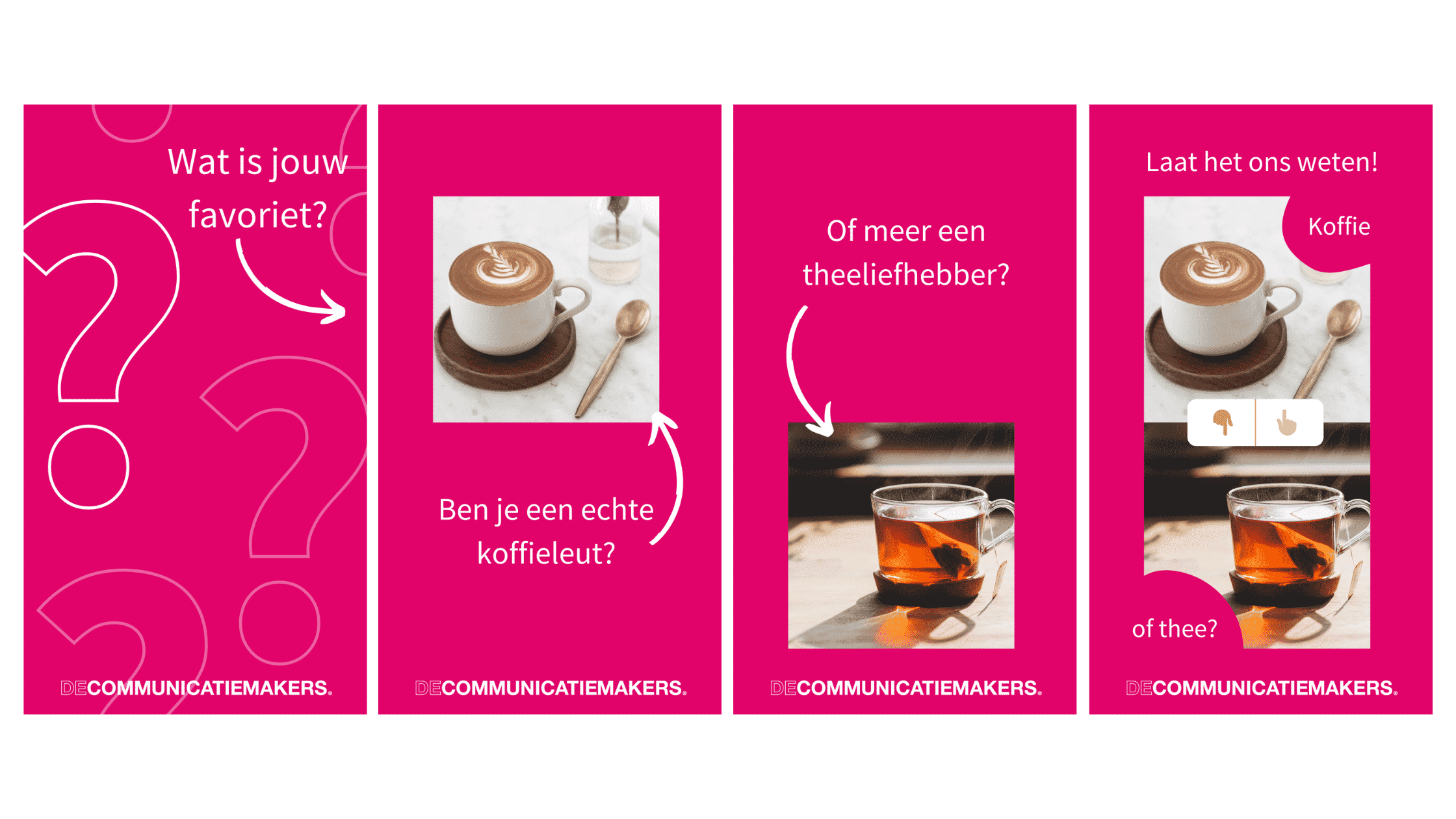 Voorbeeld Instagram stories