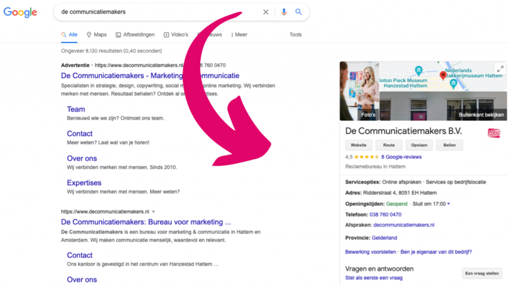 Google-mijn-bedrijf-voorbeeld