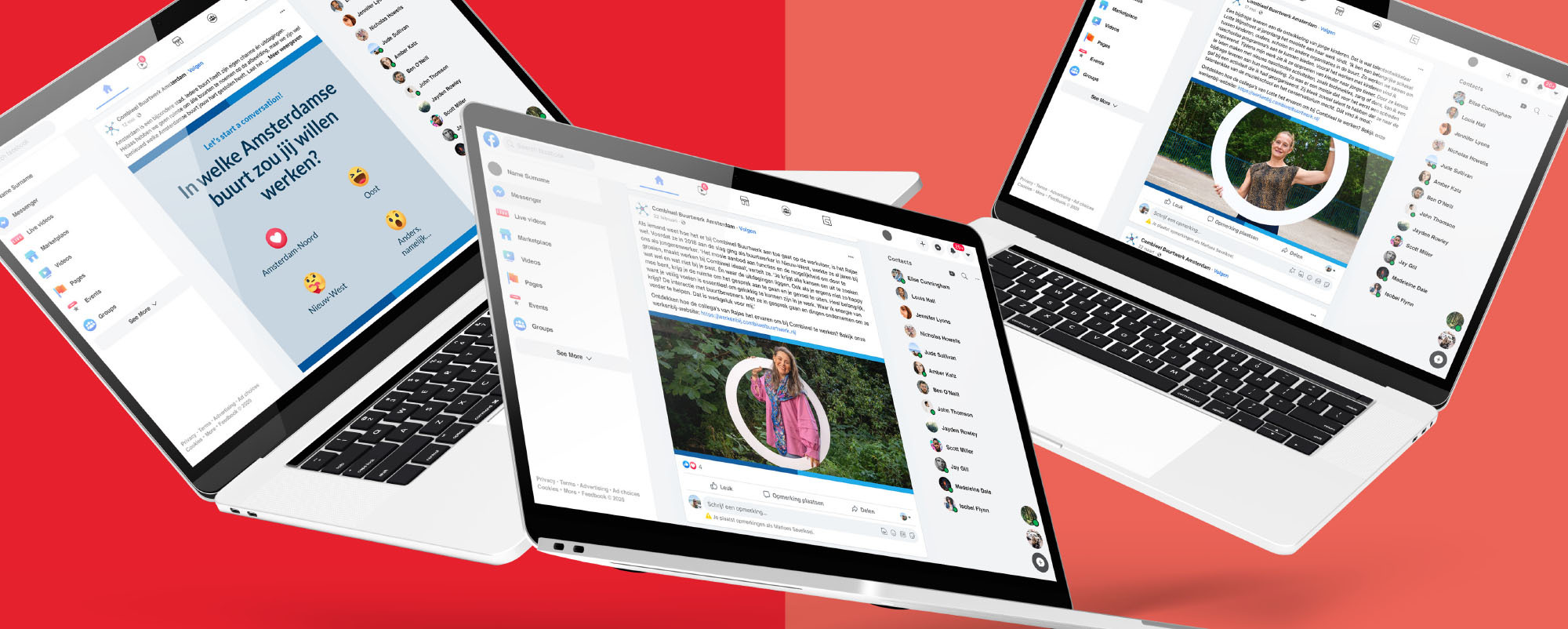 header mock-up website combiwel