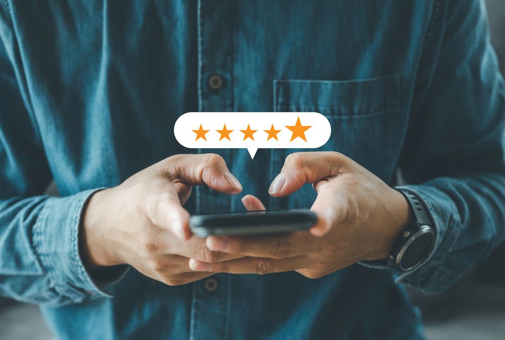 Reviews op mobiel voor sociale bewijskracht