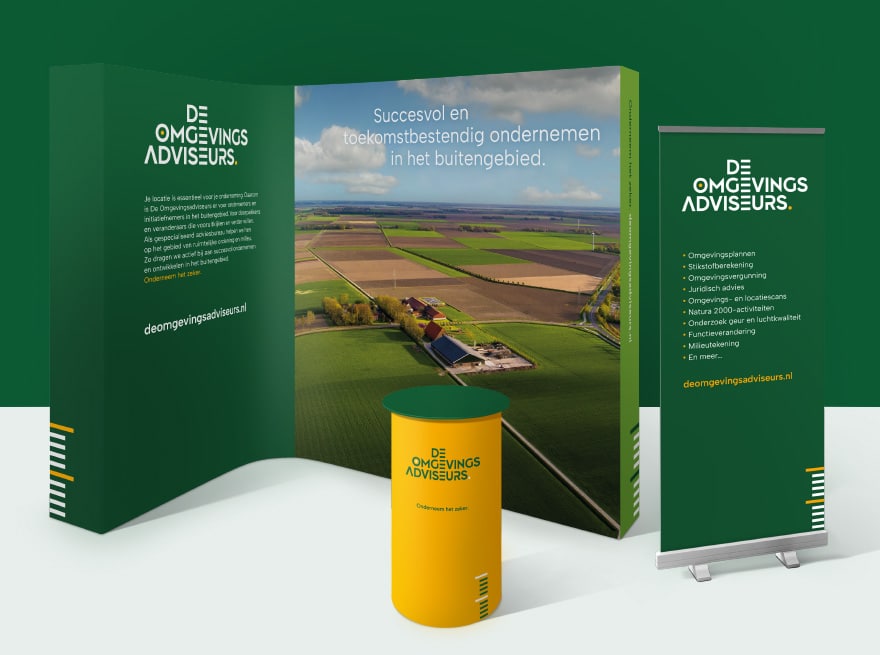 Case study De Omgevingsadviseurs beursmateriaal