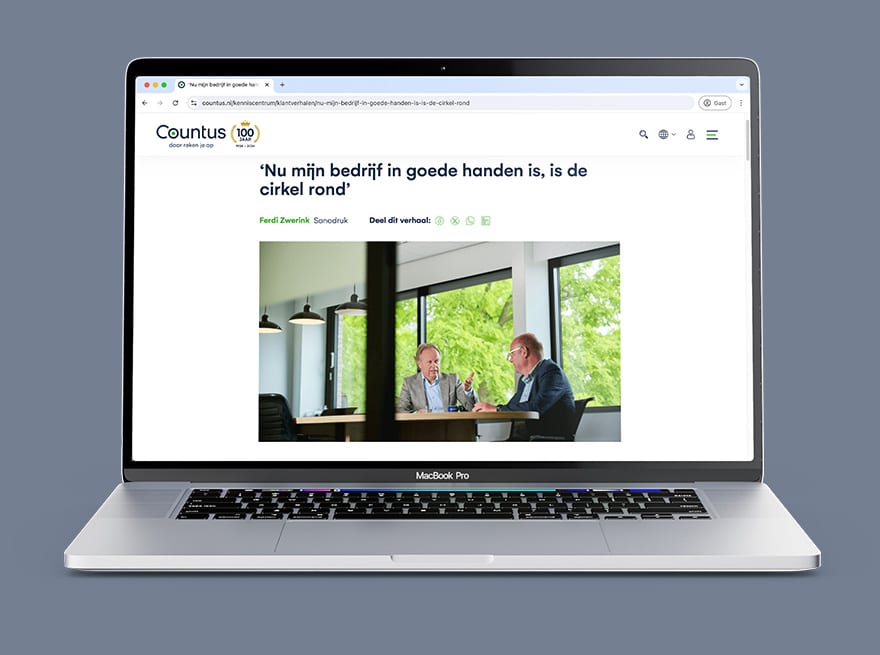 Copywriting en colum schrijven voor Countus